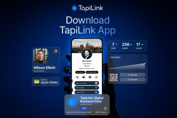 TapiLink Brings Digital Business Cards and AI Lead Capture Into One App