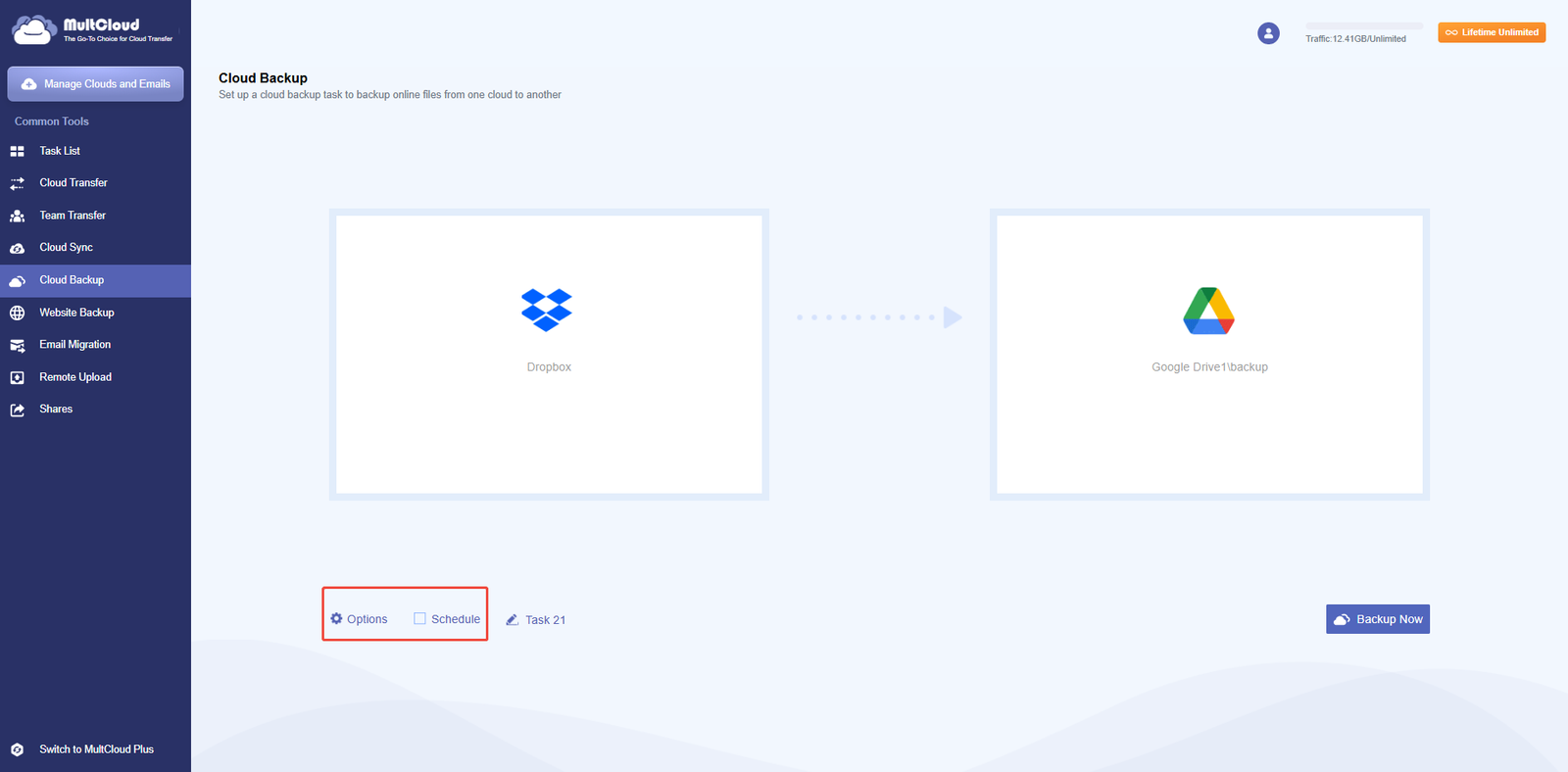 Backup Dropbox